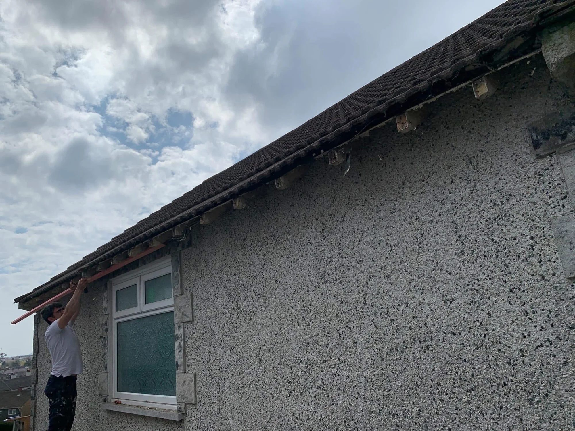 Storm damage roof repairs in Paignton